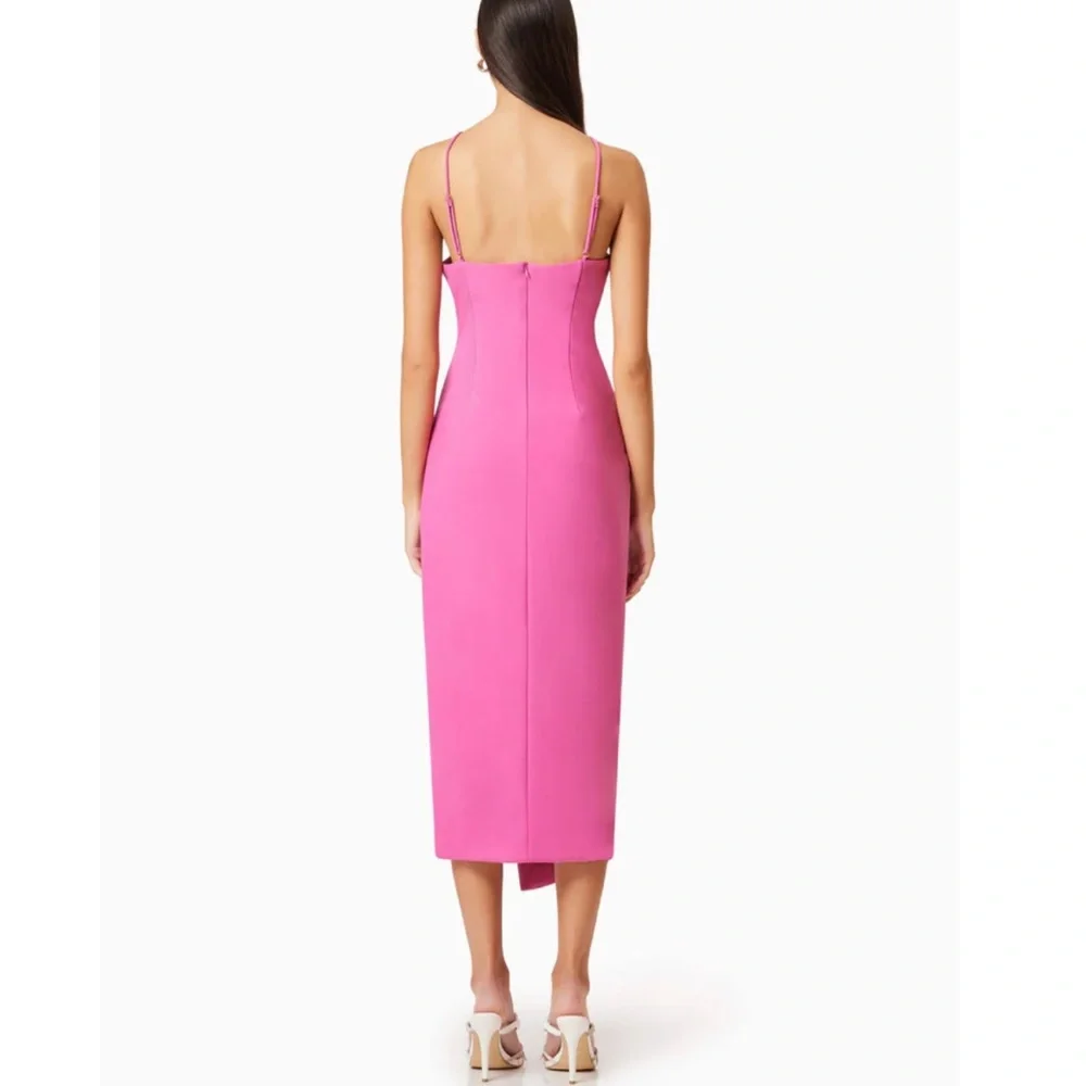 NWT 🩷 ELLIATT Janelle 3D Midi Dress - Picture 5 of 13